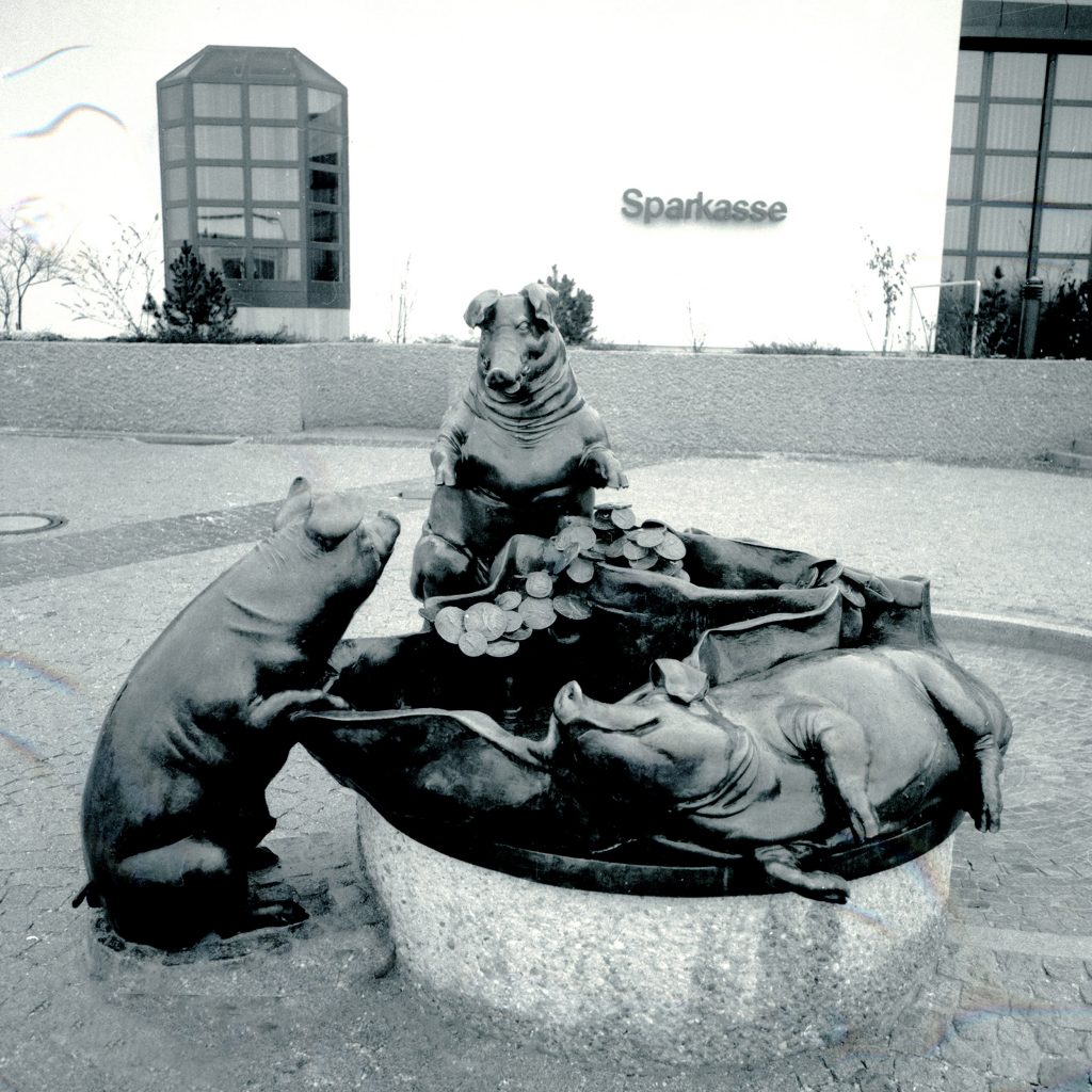 Sparschweinbrunnen 1983